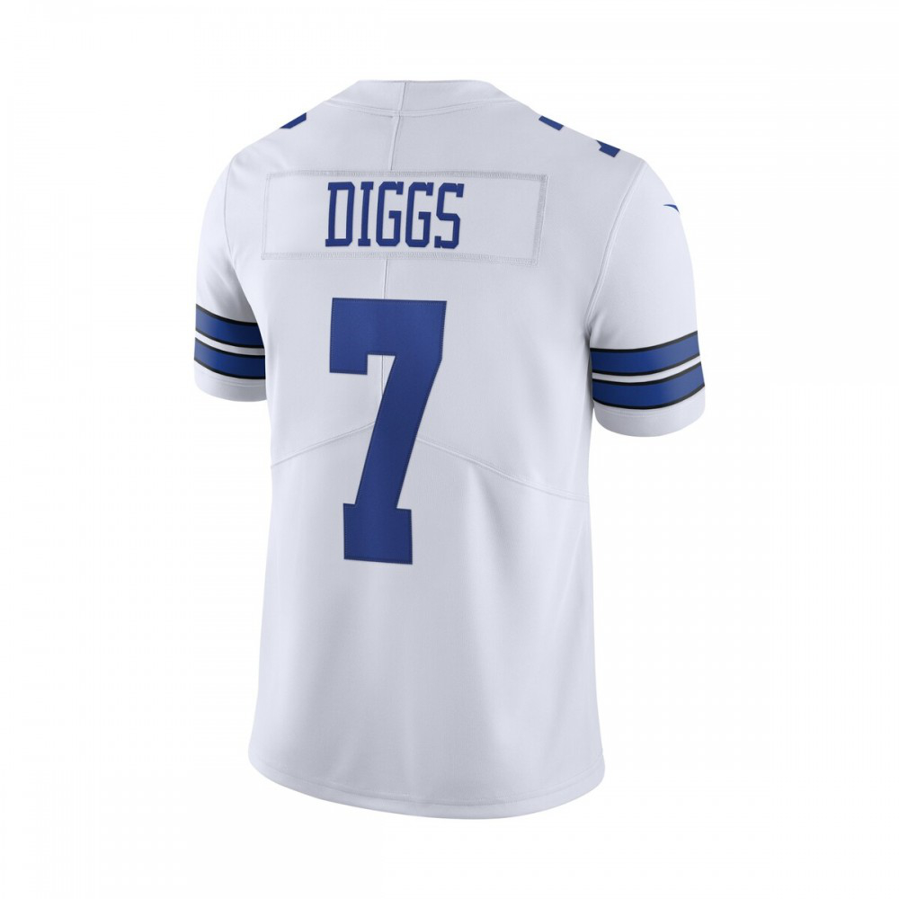 Trevon Diggs Dallas Cowboys Nike Vapor Limited Jersey - White-GridironStore